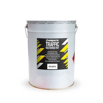 Straßenmarkierungsfarbe Traffic Road Marking Paint, 25 kg, Farbe: Weiß