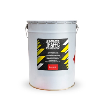 Straßenmarkierungsfarbe Traffic Road Marking Paint, 25 kg, Farbe: Rot