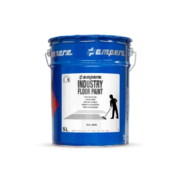Bodenmarkierungsfarbe Industry Floor Paint antislip, 5 l, Farbe: Weiß