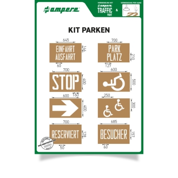 Schablonen KIT Parken