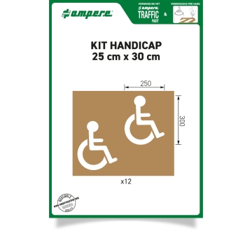 Schablonen KIT Handicap 25 cm & 30 cm