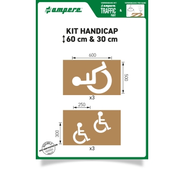 Schablonen KIT Handicap 60 cm & 30 cm