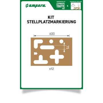 Schablonen KIT Stellplatzmarkierung