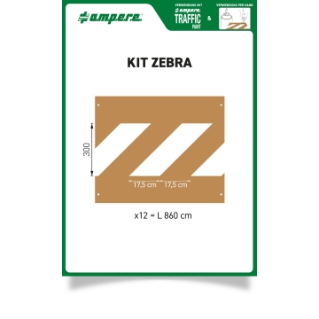 Schablonen KIT Zebra