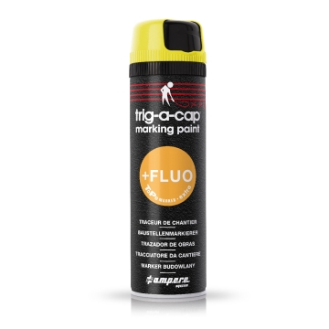 Baustellenmarkierspray Trig-A-Cap® extra, 500 ml netto, Farbe: Gelb Fluo