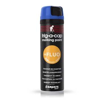 Baustellenmarkierspray Trig-A-Cap® extra, 500 ml netto, Farbe: Blau Fluo