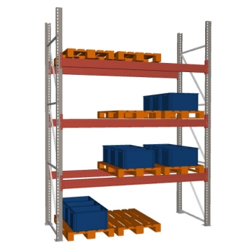 Gitterrostboden f&uuml;r Palettenregal 1825 x 1100 mm 2000 kg Verzinkt