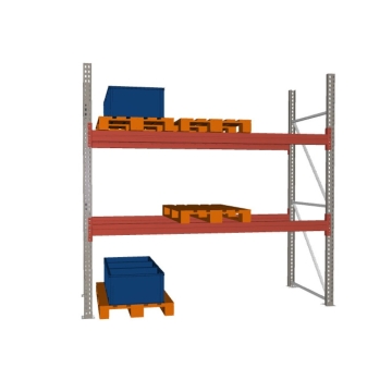 META MULTIPAL Palettenregal 2910 kg Fachlast 9 Palettenpl&auml;tze 2700 mm H&ouml;he 1 Feld